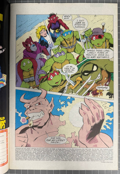 TEENAGE MUTANT NINJA TURTLES ADVENTURES #56 [ARCHIE] DIRECT COMIC 1994 VF+