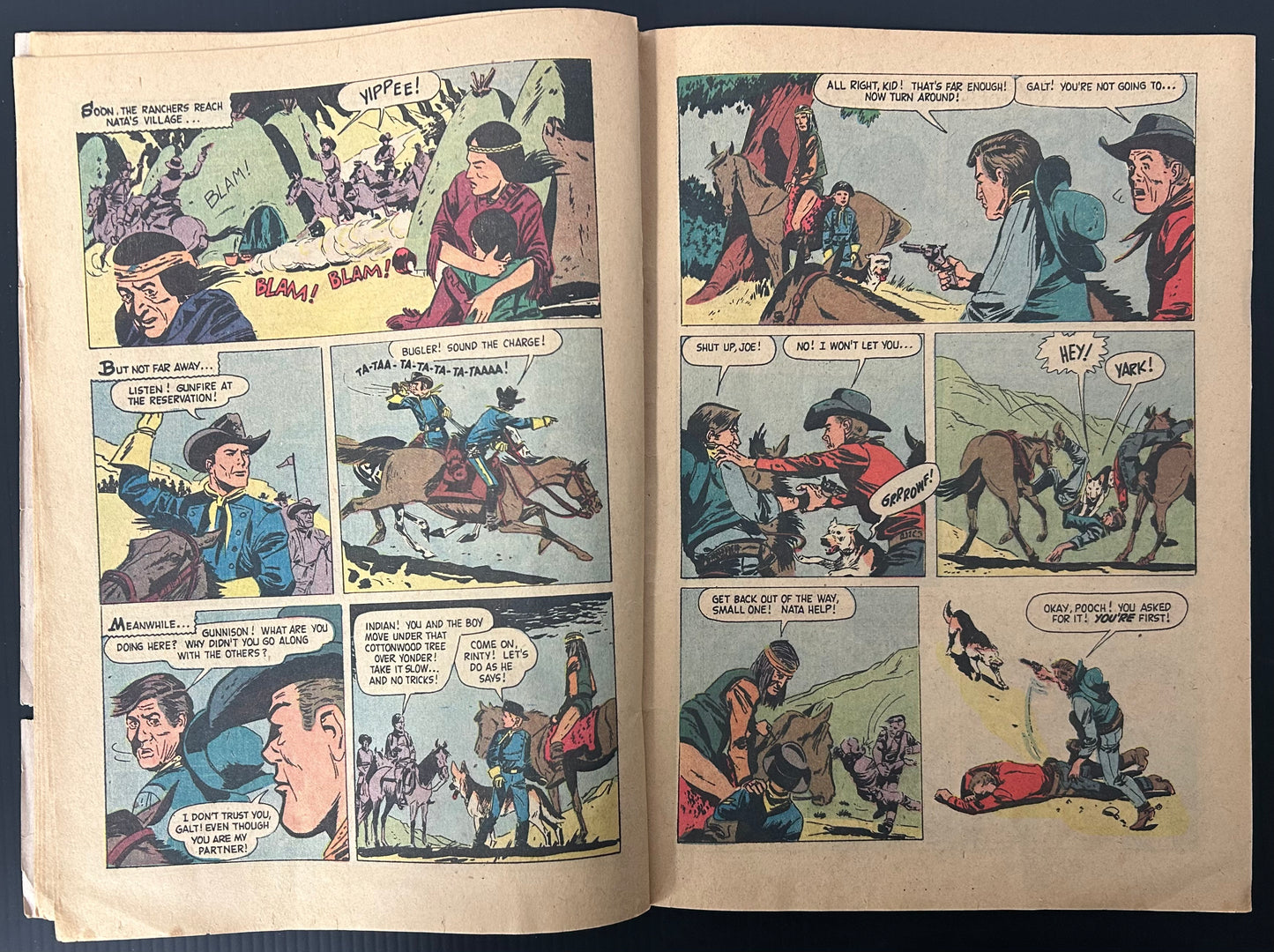 RIN TIN TIN #19 [DELL COMICS] DIRECT 1957 GD+