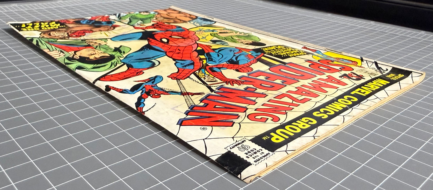 🔑 AMAZING SPIDER-MAN #140 [MARVEL COMICS] *1ST APP. GLORIA GRANT* 1975 GD+
