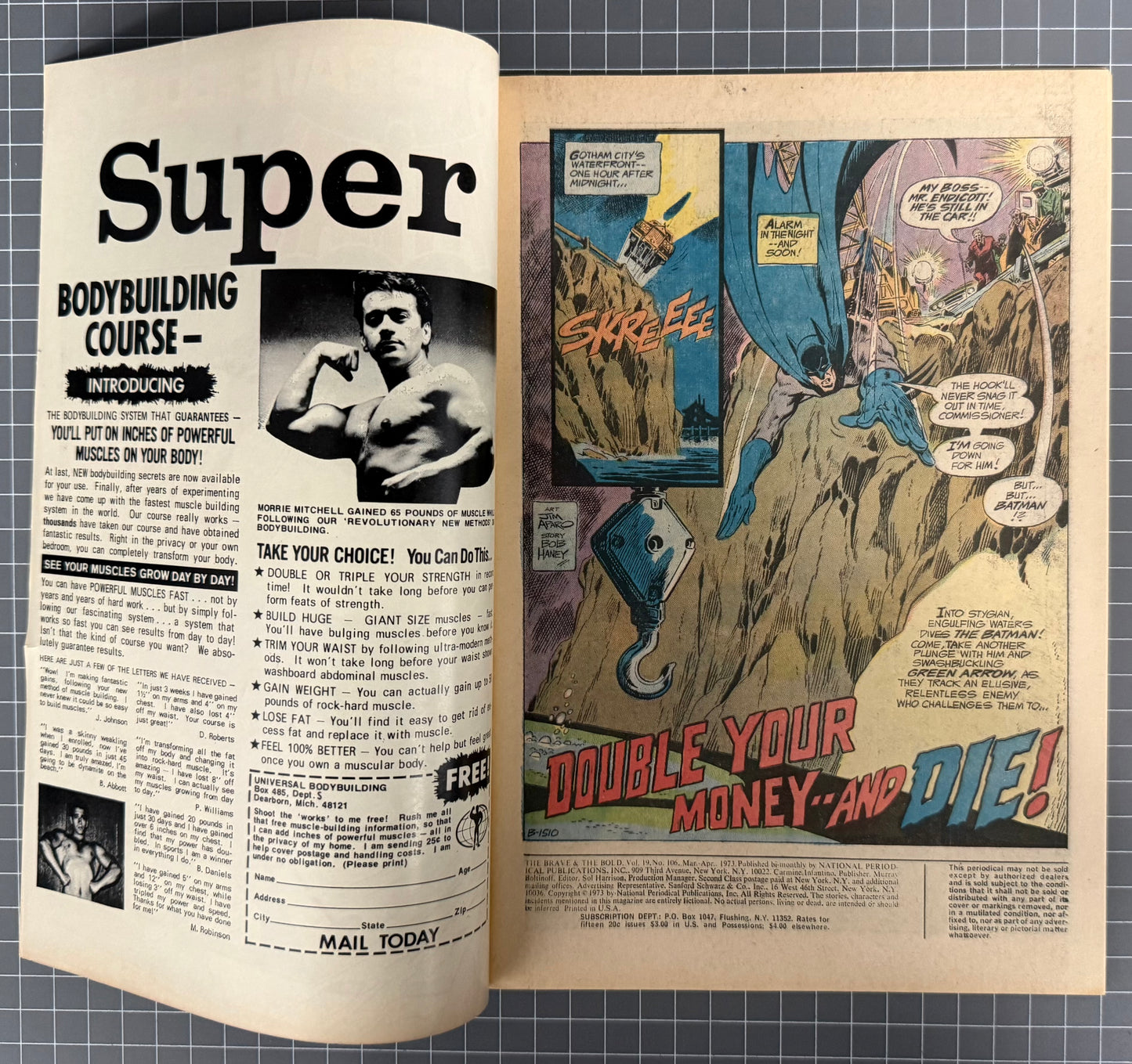 THE BRAVE AND THE BOLD #106 [DC COMICS] *JIM APARO COVER* 1973 FN+