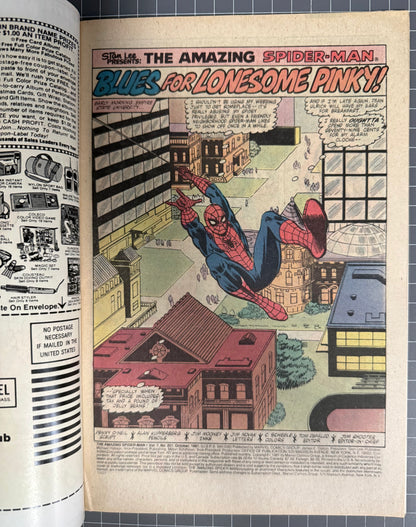 THE AMAZING SPIDER-MAN #221 [MARVEL COMICS] DIRECT 1981 FN/VF