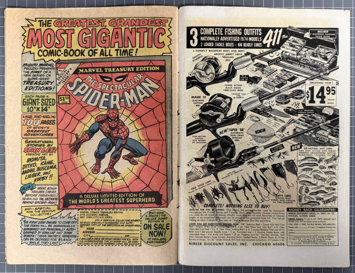 🔑 THE AMAZING SPIDER-MAN #137 [MARVEL COMICS] *2ND APP. HARRY OSBORN* 1974 GD/VG