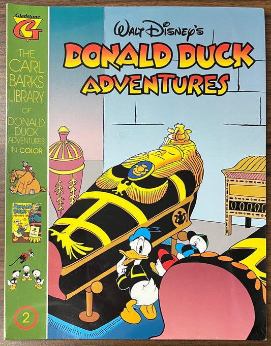 The Carl Barks Library of Donald Duck Adventures in Color No. 2  + Trading Card Brand New