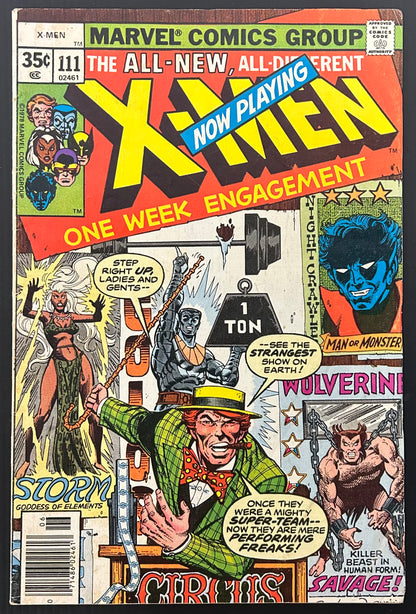 THE X-MEN #111 [MARVEL COMICS] 1978 VG/FN
