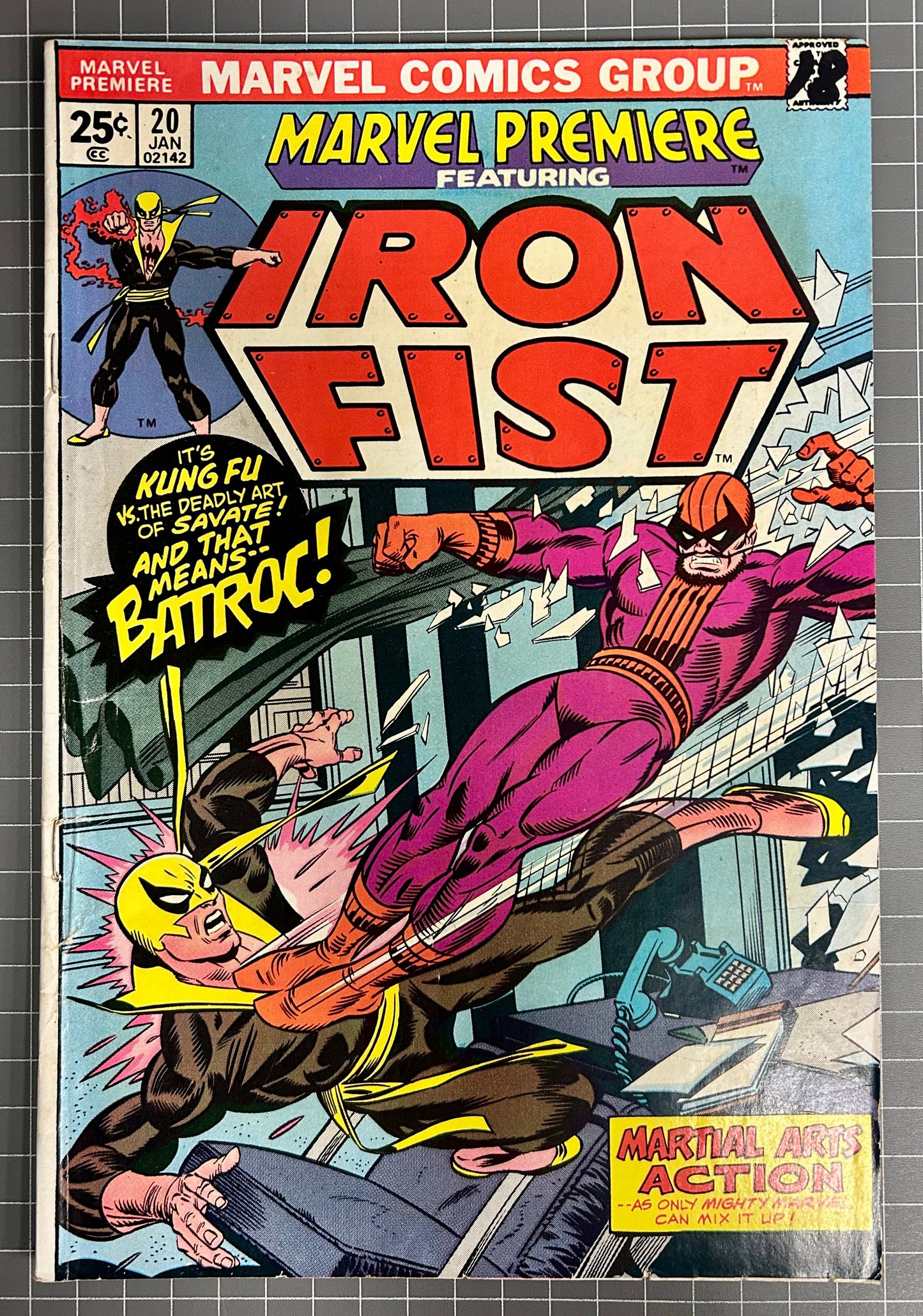 MARVEL PREMIERE #20 [MARVEL COMICS] DIRECT 1975 VG+