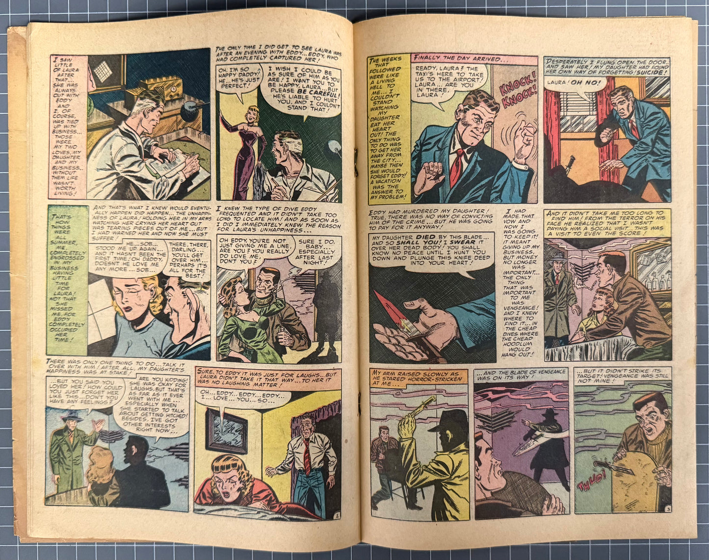 MISTER MYSTERY #16 [STANLEY MORSE] PRE-CODE HORROR BONDAGE ***RARE*** 1954 GD-