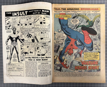 🔑 THE AMAZING SPIDER-MAN #128 [MARVEL COMICS] DIRECT 1974 VG