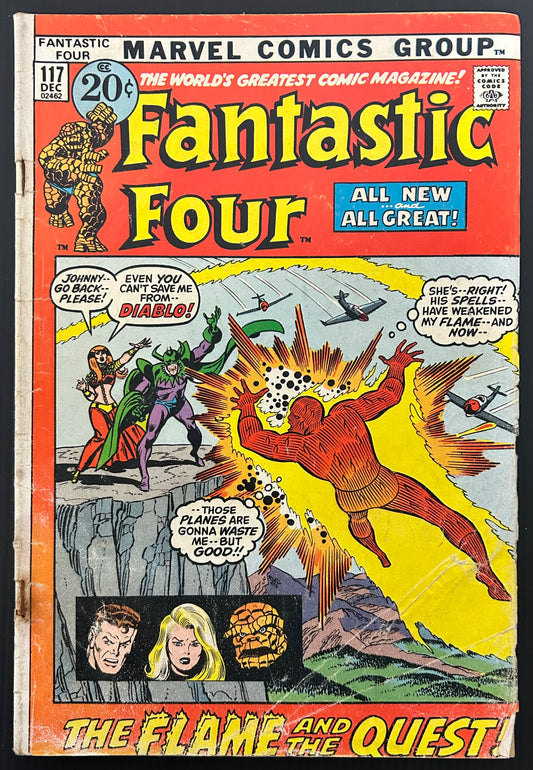 FANTASTIC FOUR #117 [MARVEL COMICS] DIRECT 1971 GD