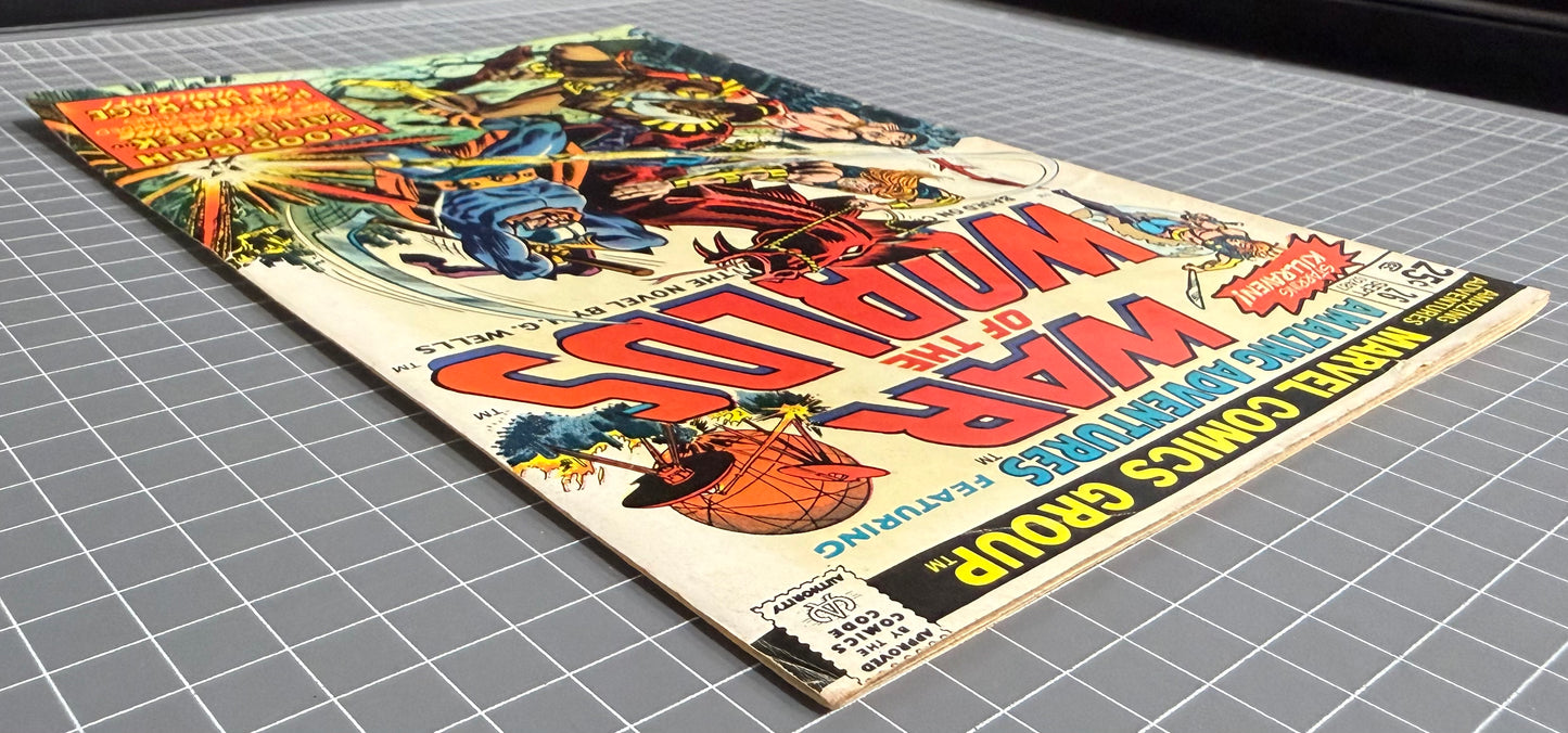 AMAZING ADVENTURES #26 [MARVEL COMICS] *WAR OF THE WORLDS* 1974 VG