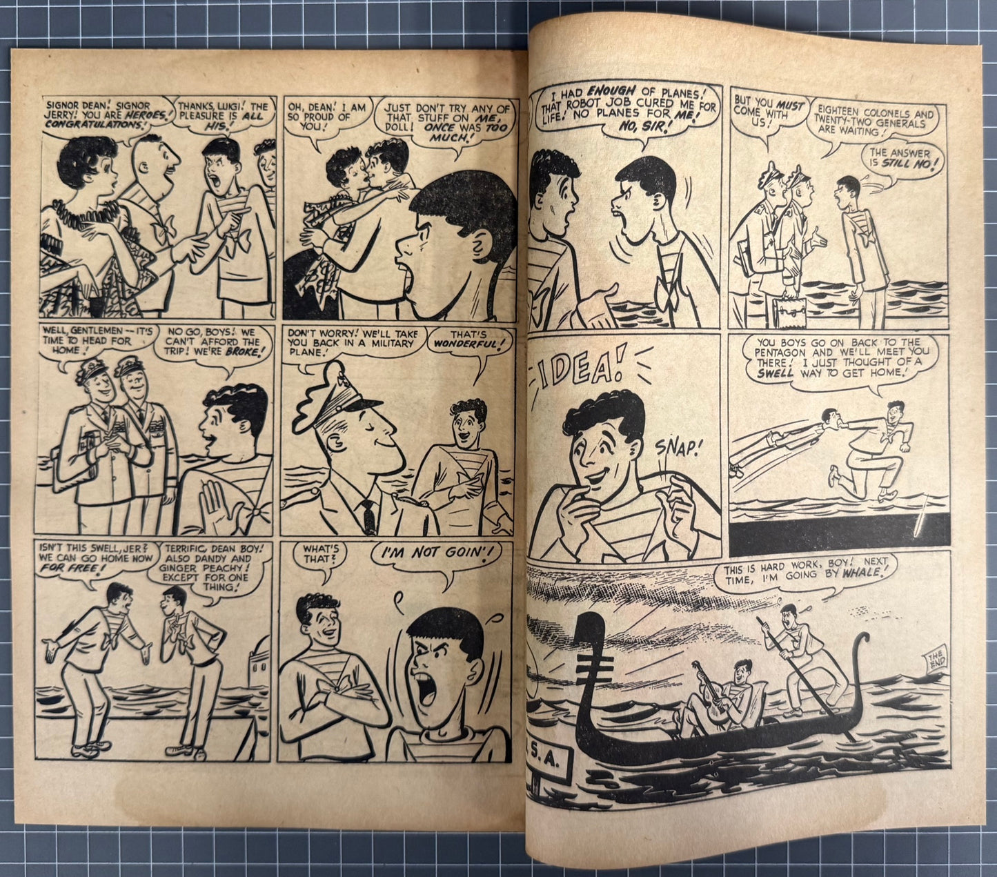 ADVENTURES OF DEAN MARTIN AND JERRY LEWIS #16 [FREW] AUSTRALIAN COMIC 1957