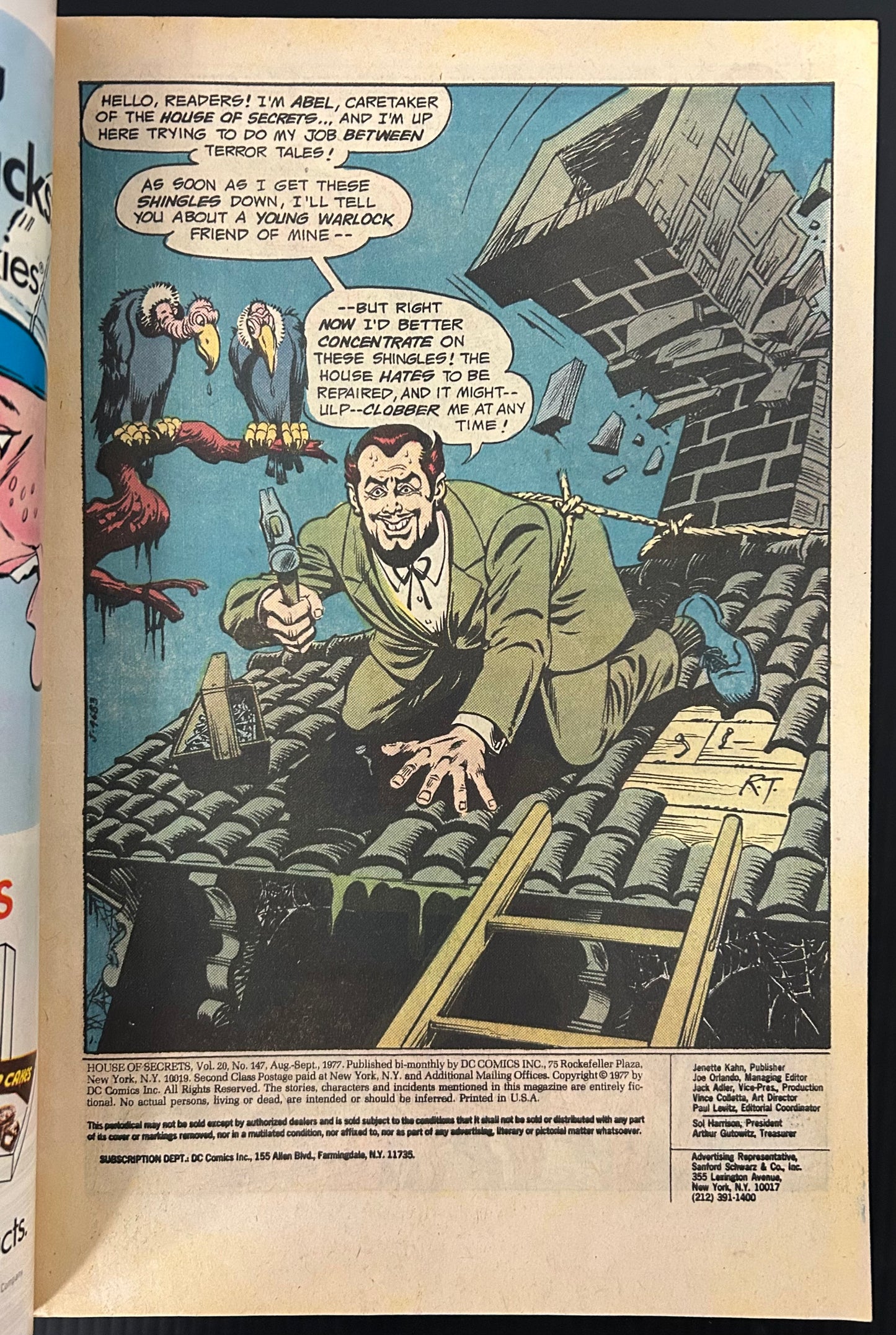 HOUSE OF SECRETS #147 [DC] COMIC 1977 FN