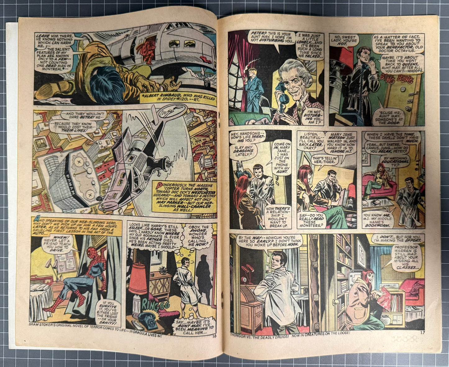 🔑 THE AMAZING SPIDER-MAN #130 [MARVEL COMICS] *DEBUT SPIDER-MOBILE* 1974 VG/FN