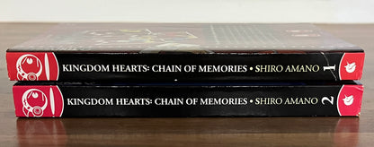 Kingdom Hearts: Chain of Memories Complete Series # 1, 2 + Slipcase Shiro Amano