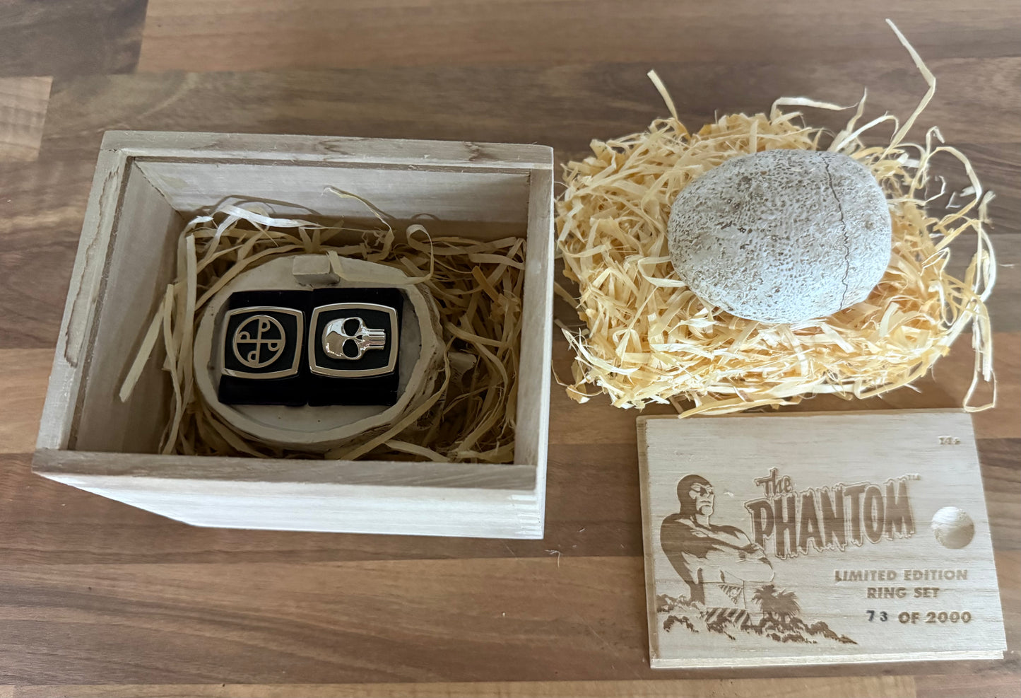 THE PHANTOM SKULL & GOOD MARK LIMITED EDITION RING SET - IKON COLLECTABLES