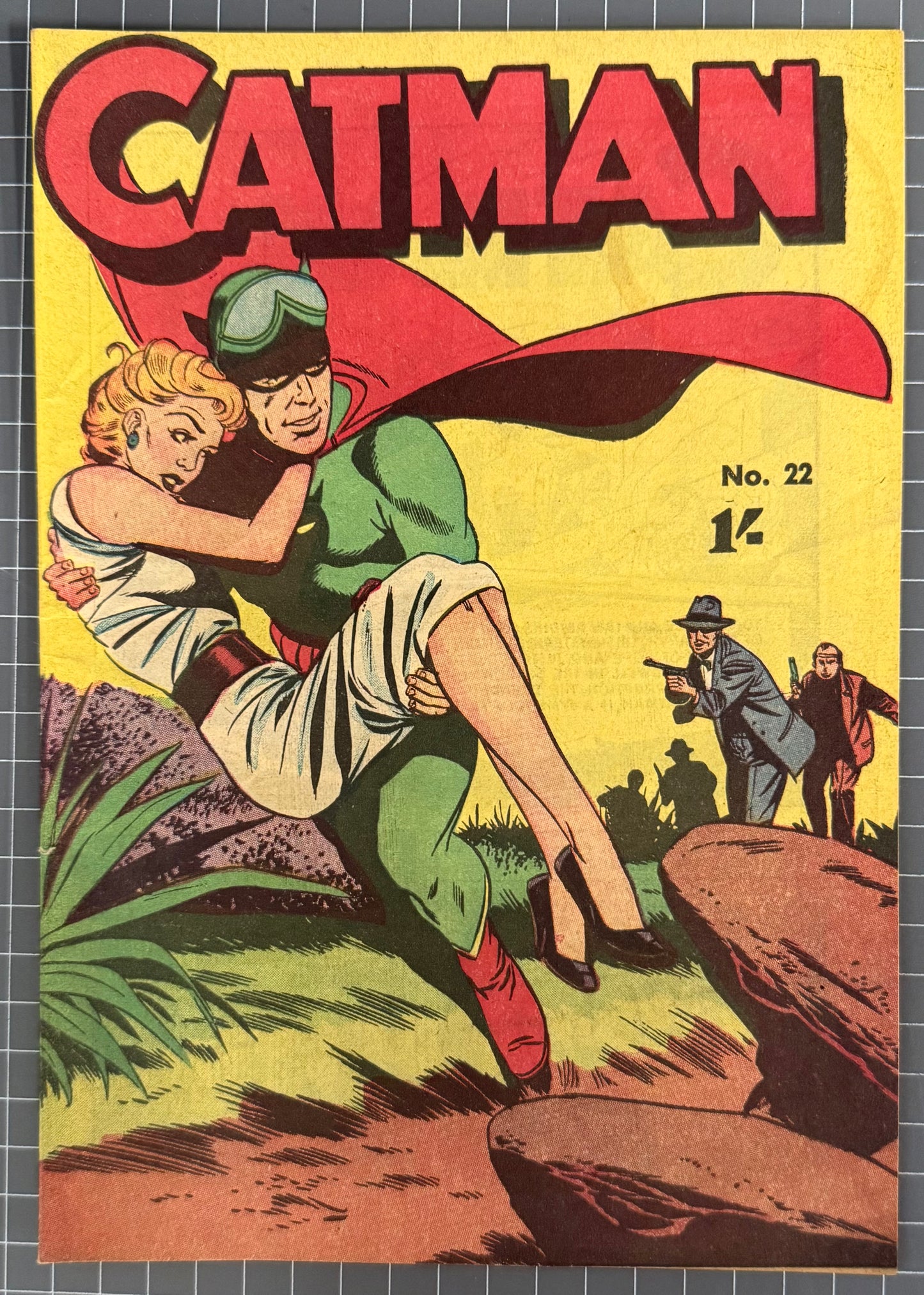 CATMAN #22 [TRICHO] AUSTRALIAN *SCARCE* PRE-DECIMAL COMIC 1963