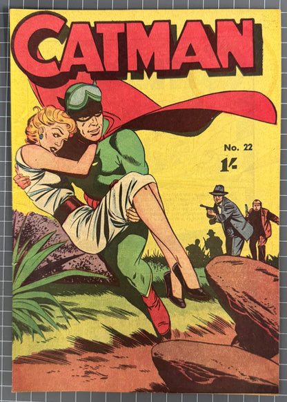 CATMAN #22 [TRICHO] AUSTRALIAN *SCARCE* PRE-DECIMAL COMIC 1963