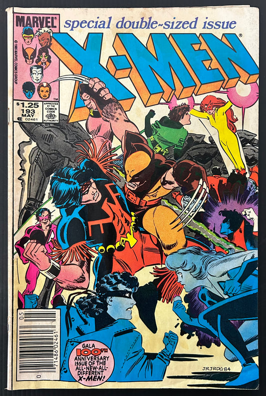 🔑 THE UNCANNY X-MEN #193 [MARVEL COMICS] *1ST APP. FIRESTAR* 1985 VG+