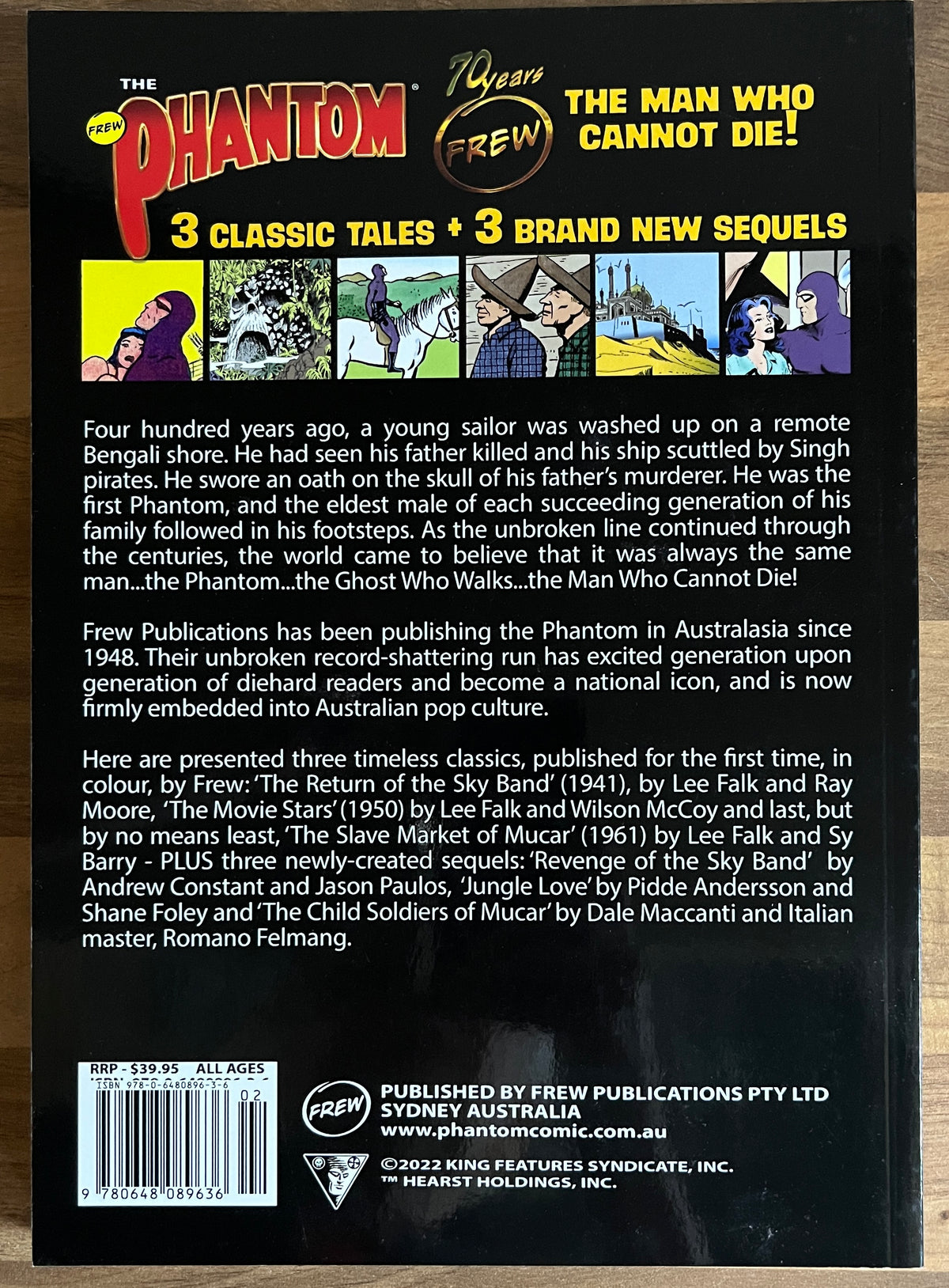 THE PHANTOM: 70 YEARS ANNIVERSARY #2 THE MAN WHO CANNOT DIE [FREW] TPB 2018 NEW