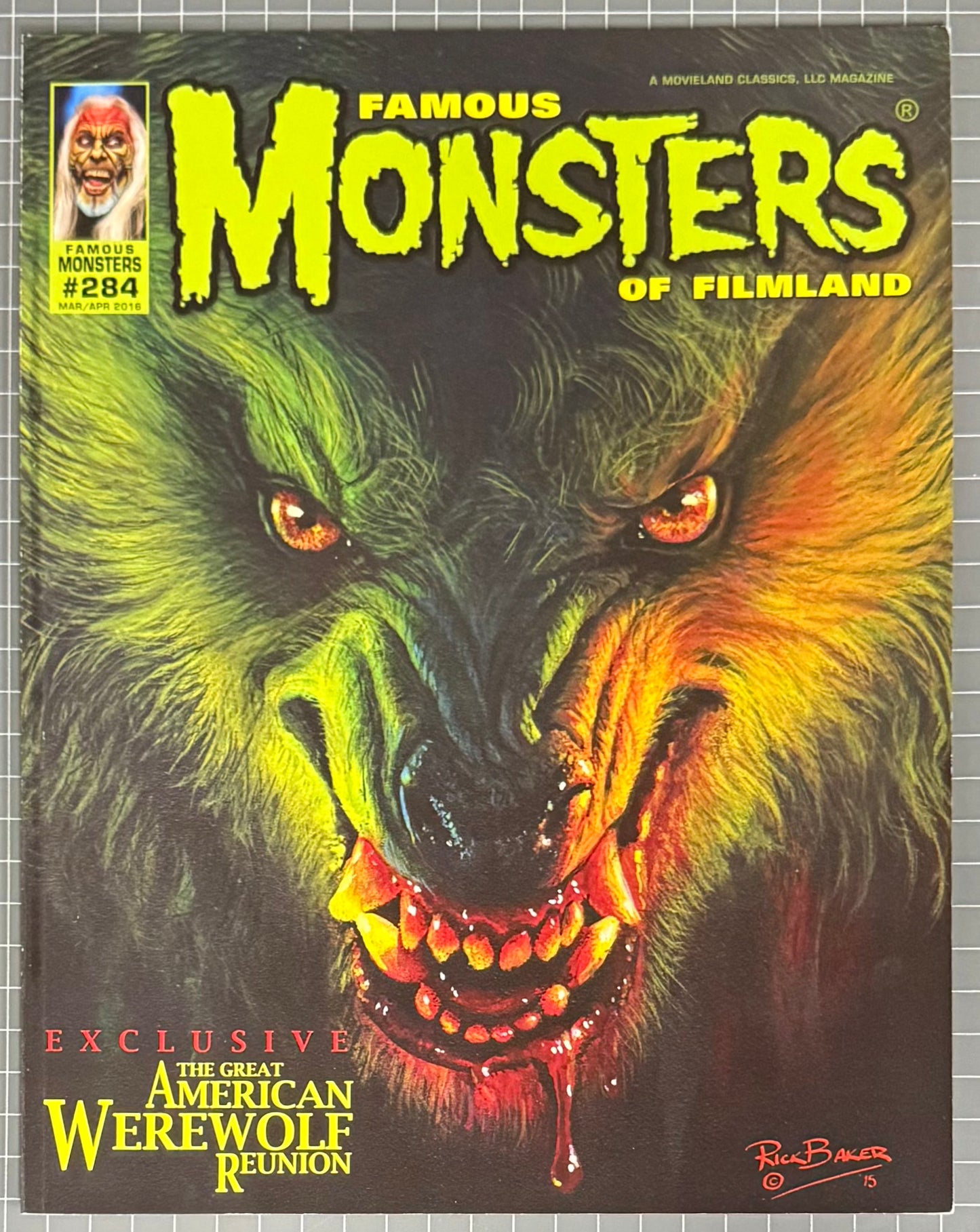 FAMOUS MONSTERS OF FILMLAND #284 [WARREN] HORROR MAGAZINE 2016 NM-