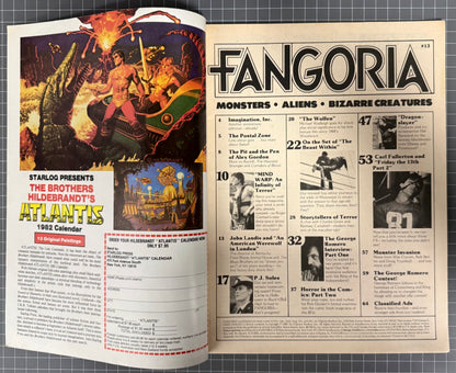 FANGORIA VOL. 1 #13 [O'QUINN STUDIOS] HORROR MAGAZINE 1981 FN