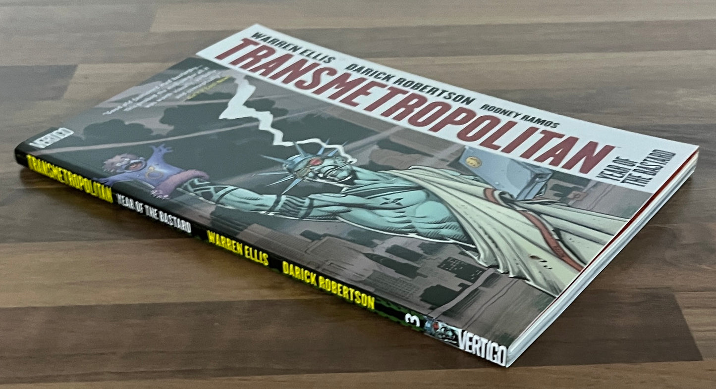 TRANSMETROPOLITAN Vols. 1 2 3 4 5 Warren Ellis Vertigo 1st Ed. 2009 TPB Vertigo