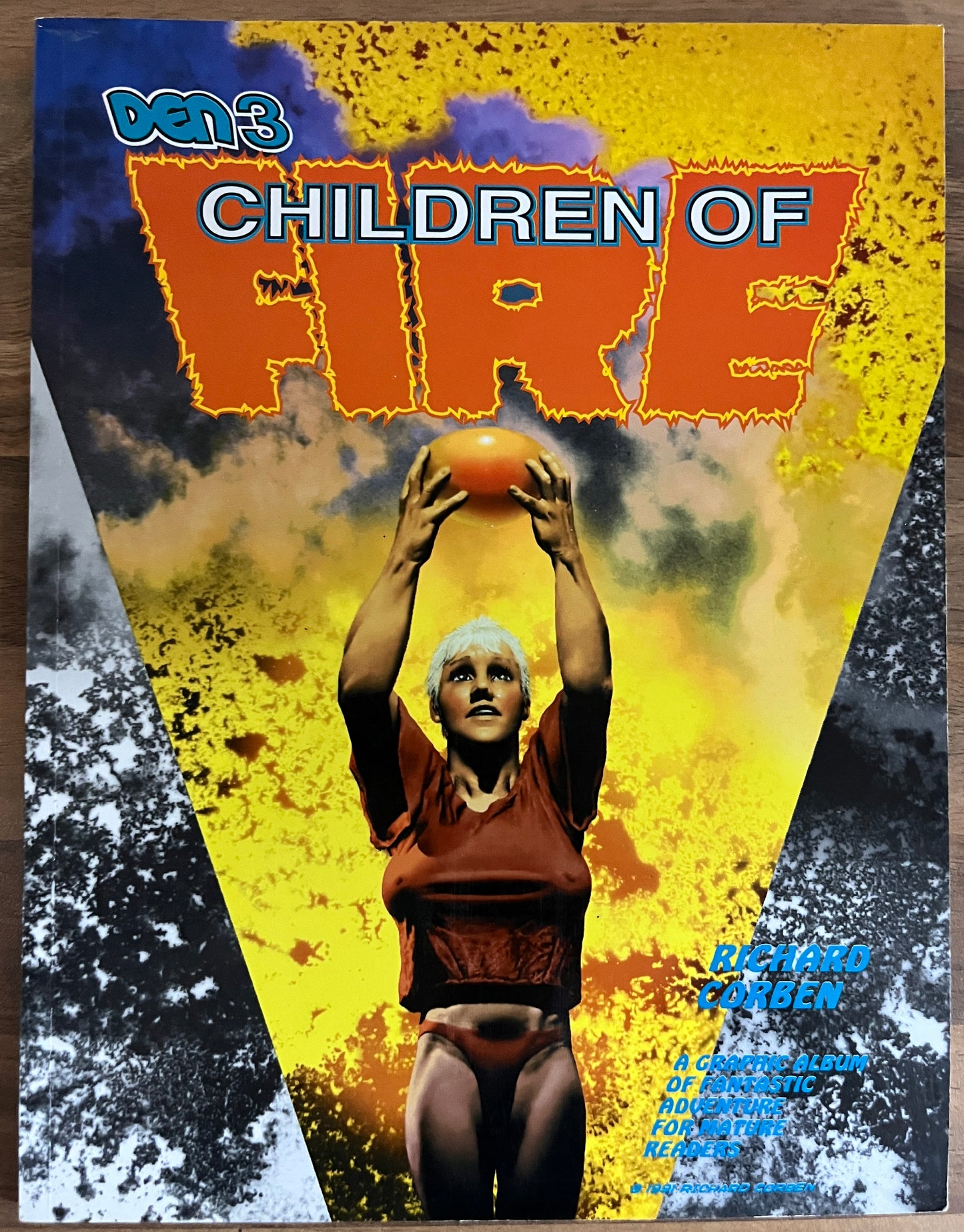 Den 3: Children of Fire Graphic Novel by Richard Corben, 1991 Mature Content
