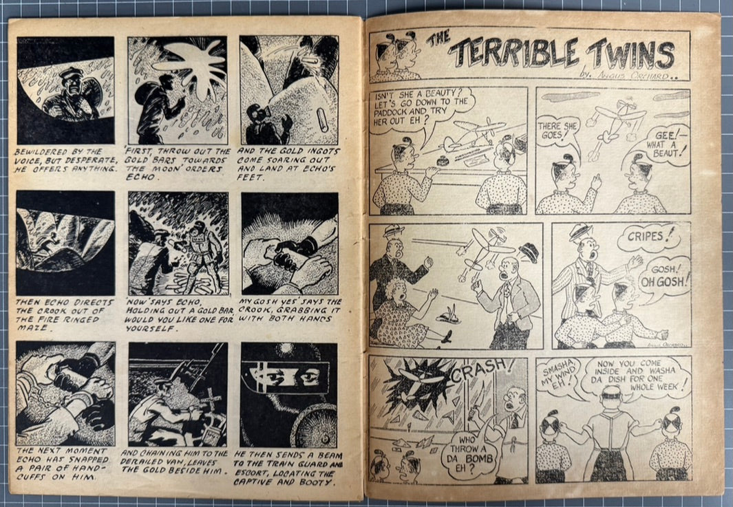 GEM COMICS #4 (FRANK JOHNSON) AUSTRALIAN PRE-DECIMAL COMIC 1947
