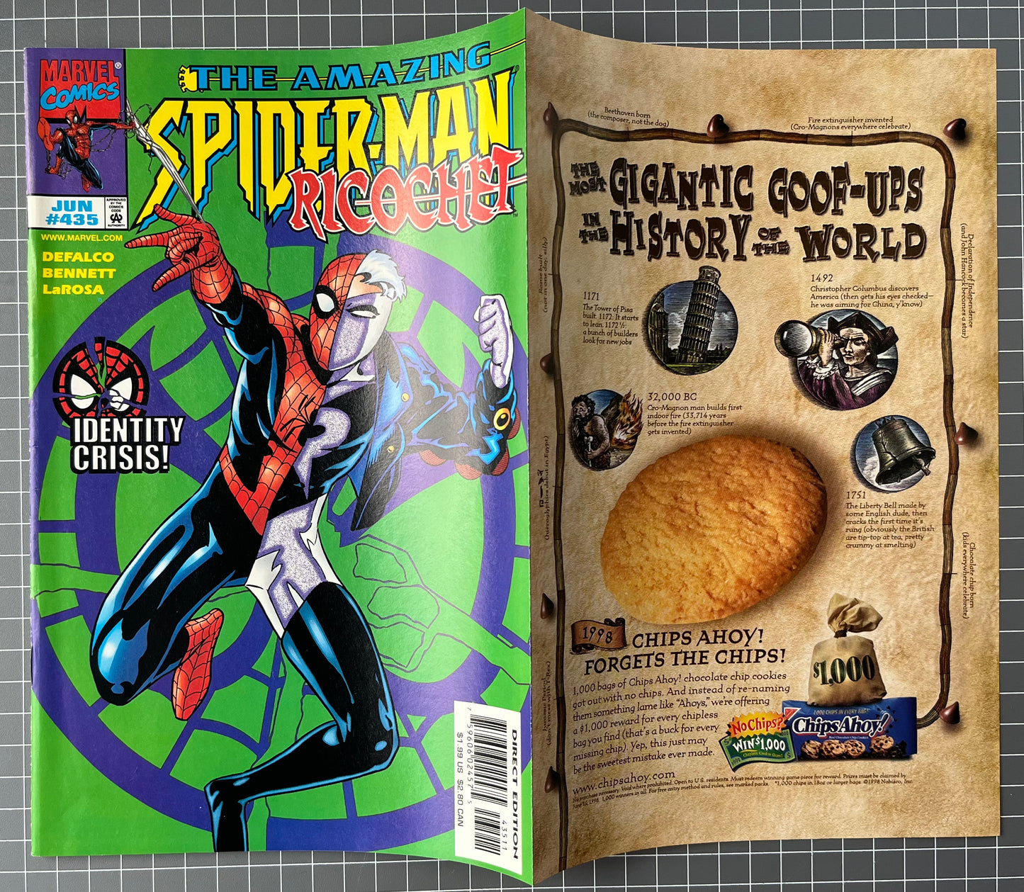 THE AMAZING SPIDER-MAN #435 [MARVEL COMICS] DIRECT 1998 VF
