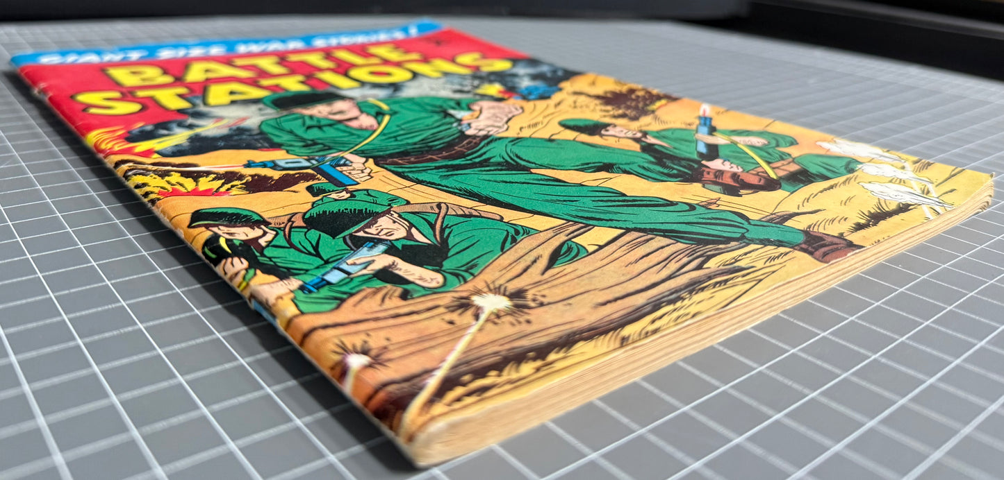 BATTLE STATIONS #2 [BARMOR PUBLICATIONS] AUSTRALIAN PRE-DECIMAL COMIC 1959