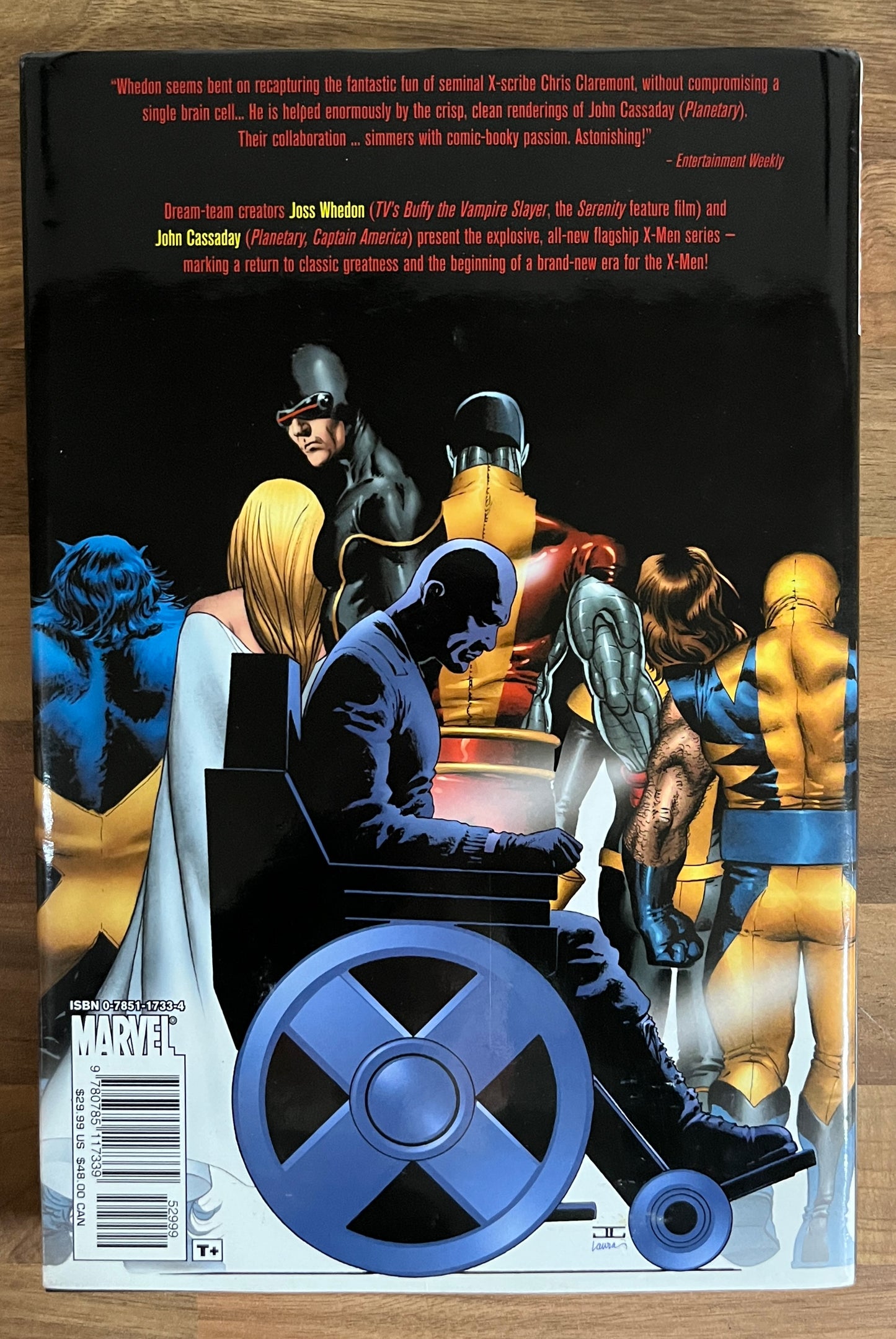 Marvel: Astonishing X-Men Vol. 1 Wheddon & Cassaday, HC/DJ, 1st Print