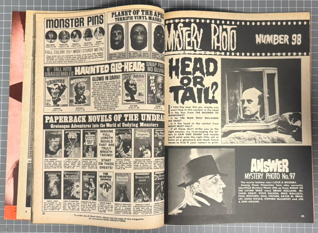 FAMOUS MONSTERS OF FILMLAND #135 [WARREN] HORROR MAGAZINE 1977 FN+