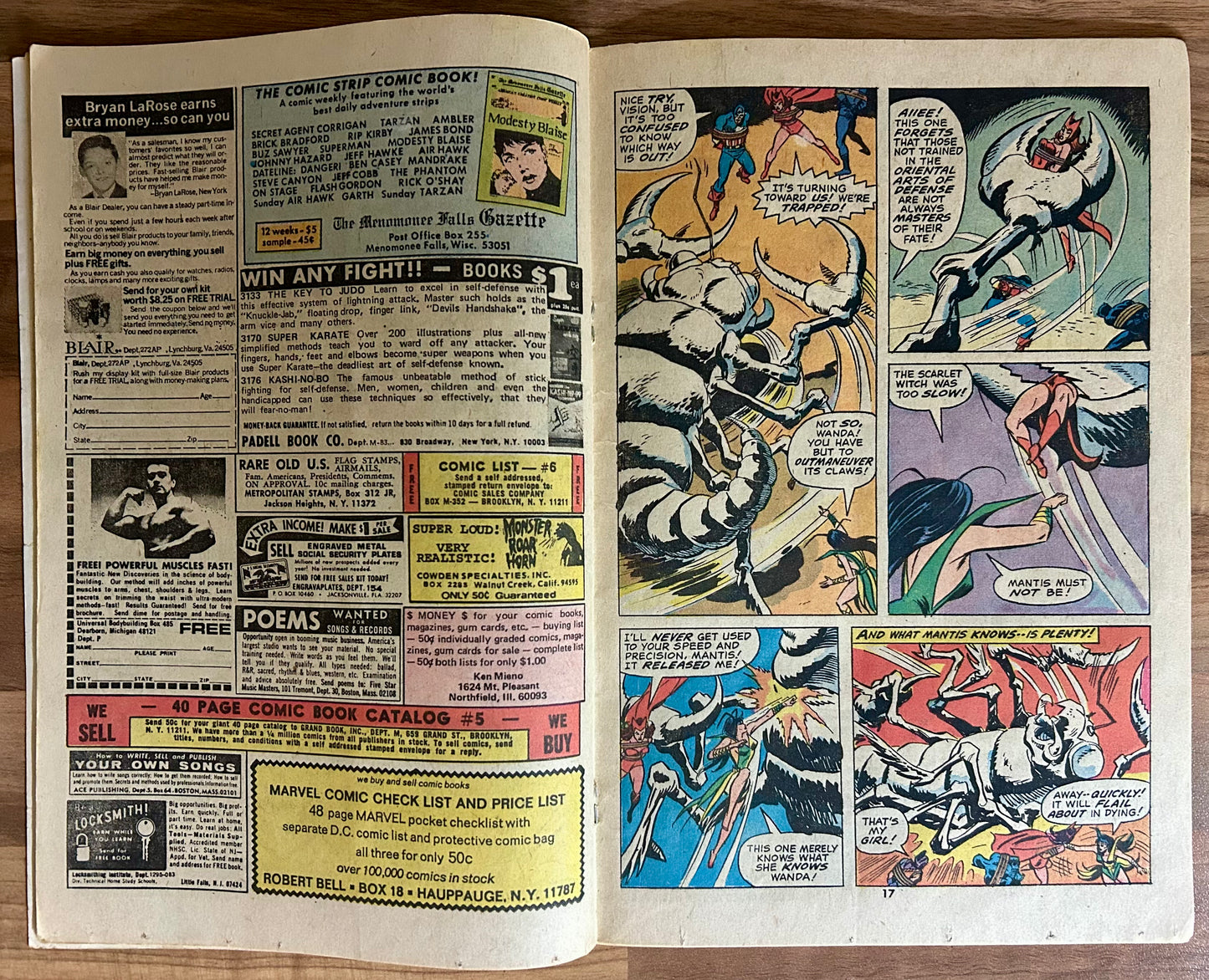 THE AVENGERS #115 [MARVEL COMICS] 1973 GD-