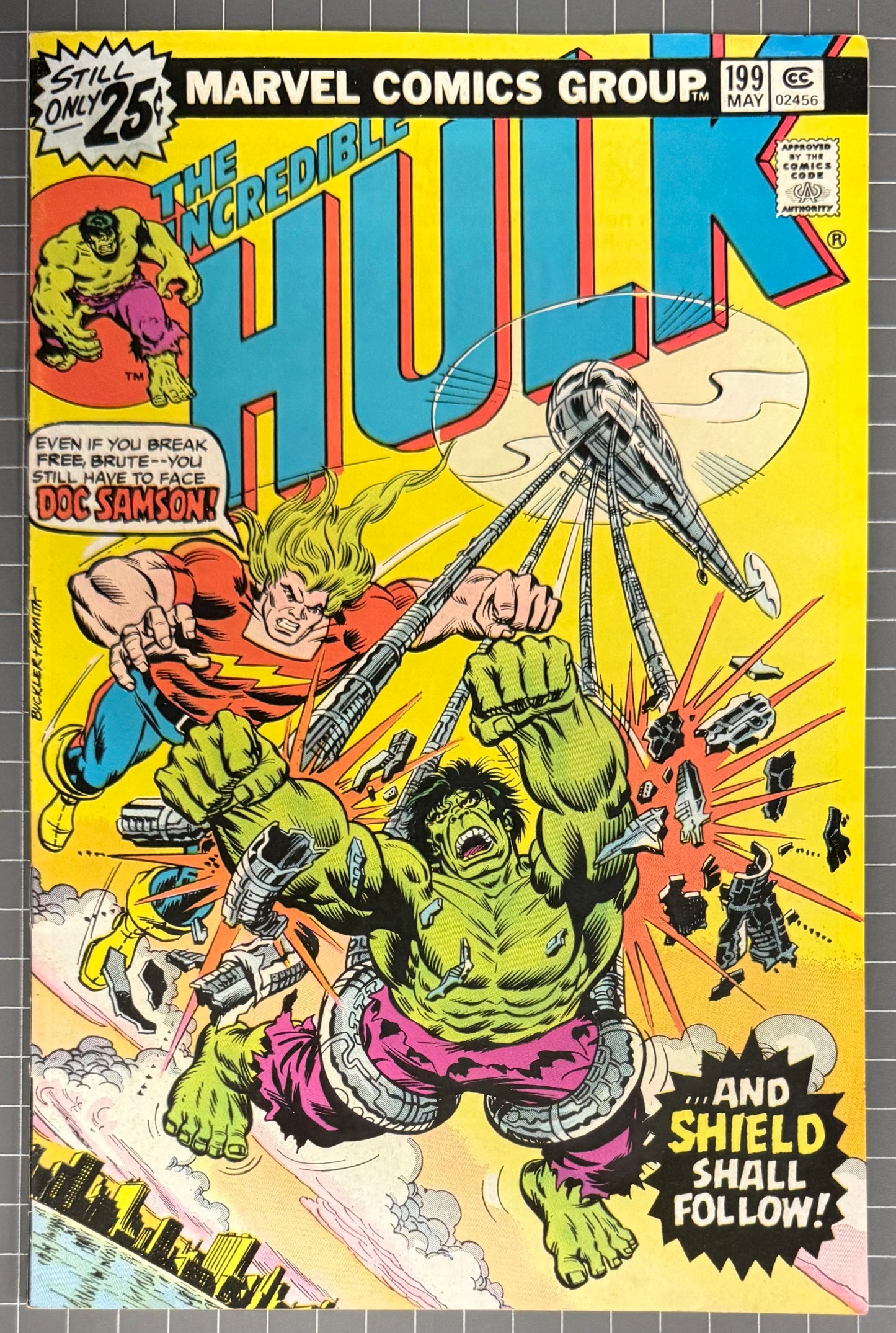 🔑 THE INCREDIBLE HULK #199 [MARVEL COMICS] DIRECT *MILESTONE ISSUE* 1976 VF