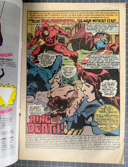 DAREDEVIL #156 [MARVEL COMICS] NEWSSTAND 1978 VG
