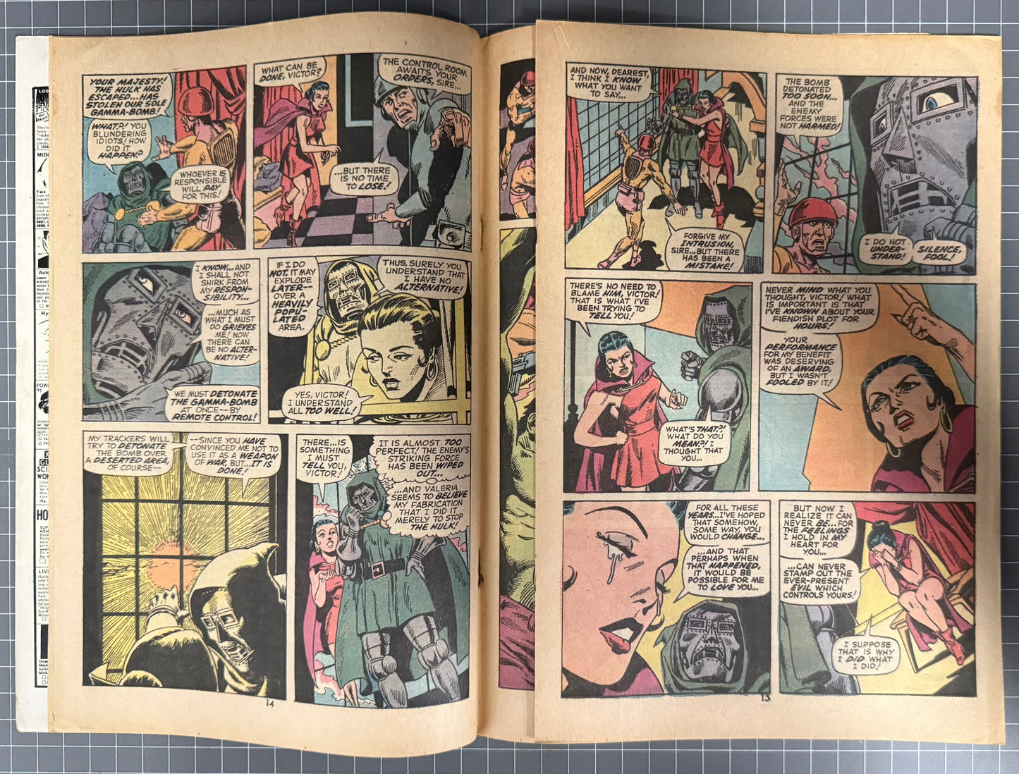 THE INCREDIBLE HULK #144 [MARVEL COMICS] DIRECT 1971 VG-
