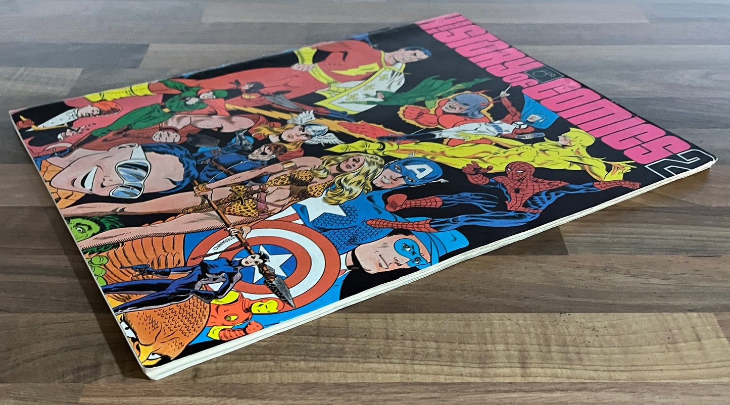 1970's JIM STERANKO The History Of Comics VOLUME 1 and 2 Oversized Supergraphics