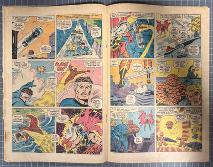 🔑 FANTASTIC FOUR #120 [MARVEL COMICS] DIRECT *AIR-WALKER DEBUT* 1972 FR/GD