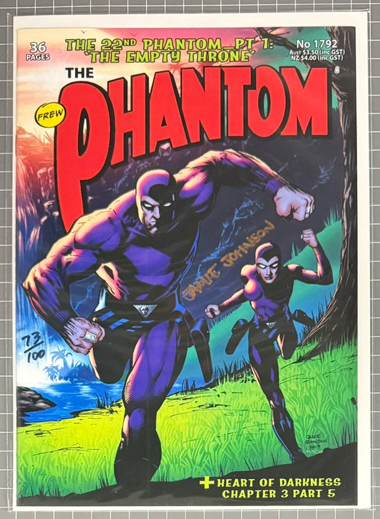 THE PHANTOM #1792 [FREW] ***SIGNED & LIMITED*** AUSTRALIAN COMIC 2017 NM