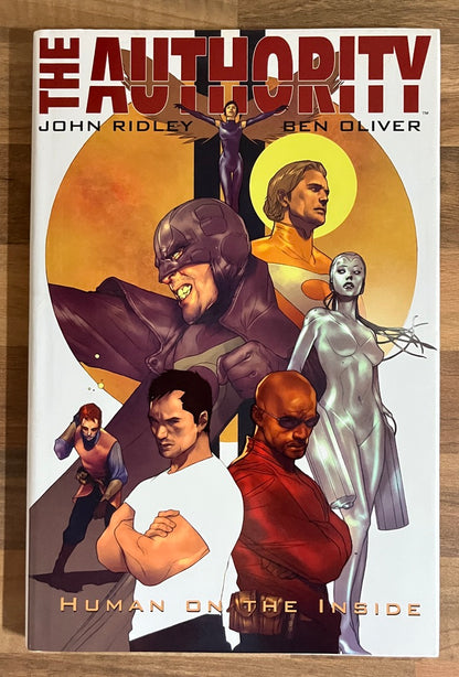 THE AUTHORITY HUMAN ON THE INSIDE [WILDSTORM] HC/DJ COMIC 2004 LIKE NEW