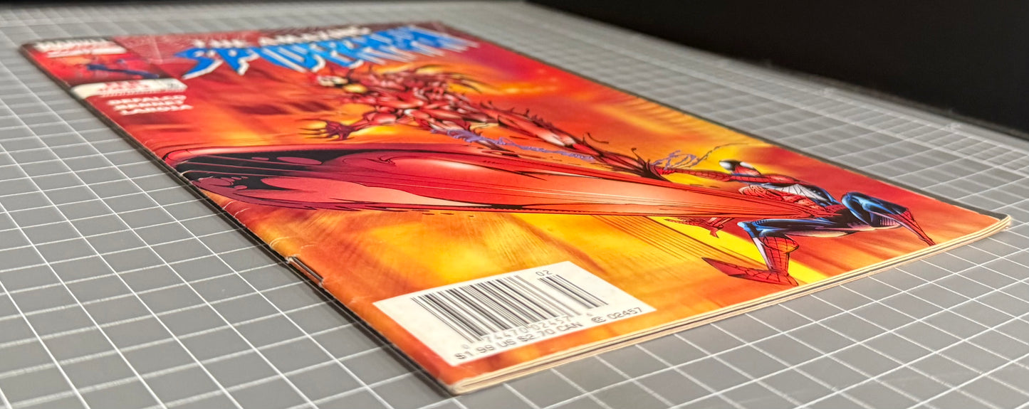 🔑 AMAZING SPIDER-MAN #431 [MARVEL COMICS] *1ST COVER CARNAGE COSMIC* 1998 FN-