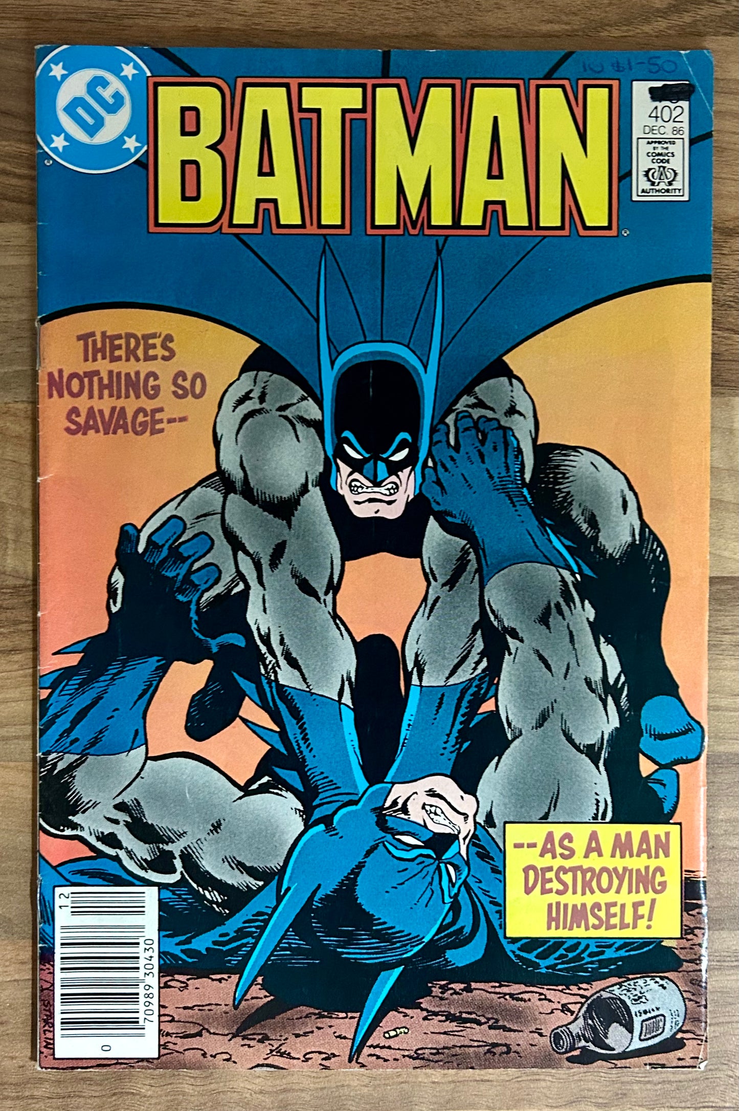 BATMAN #402 [DC COMICS] NEWSSTAND 1986 FN+