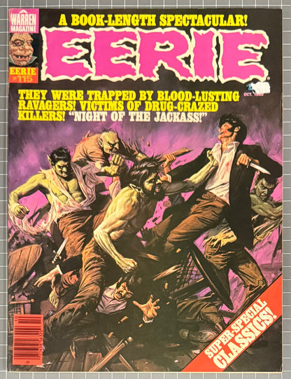 EERIE #115 [WARREN] HORROR COMIC MAGAZINE 1980 FN