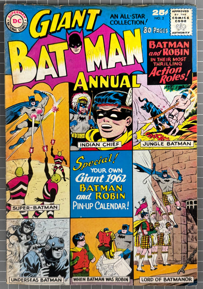 🔑 BATMAN ANNUAL #2 [DC COMICS] 1961 VG