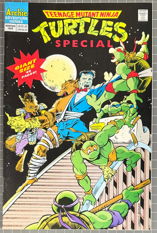 TEENAGE MUTANT NINJA TURTLES GIANT SIZE SPECIAL #7 [ARCHIE] DIRECT 1993 FN/VF