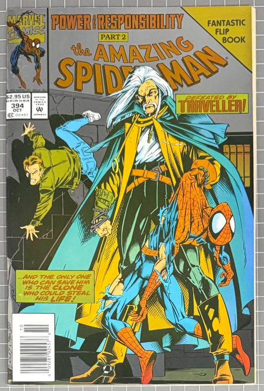 🔑 THE AMAZING SPIDER-MAN #394 [MARVEL COMICS] DIRECT *FLIP BOOK* 1994 VF/NM