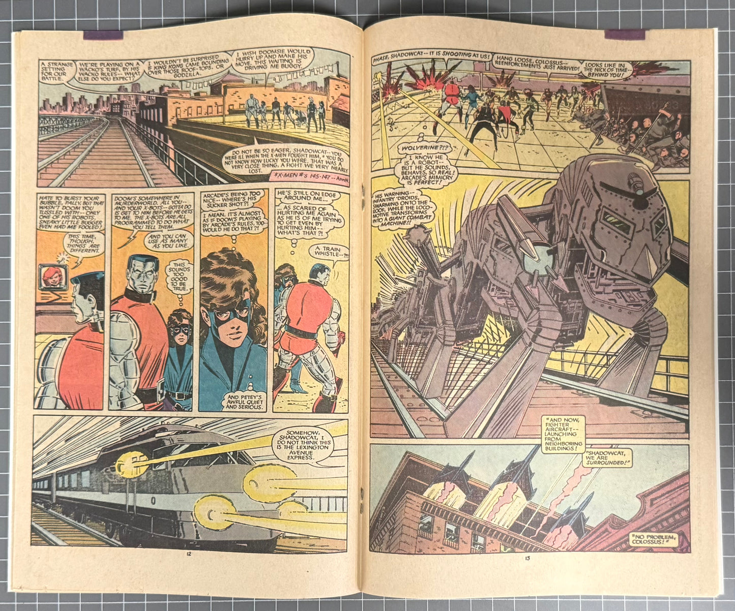 THE UNCANNY X-MEN #197 [MARVEL COMICS] NEWSSTAND 1985 VF-