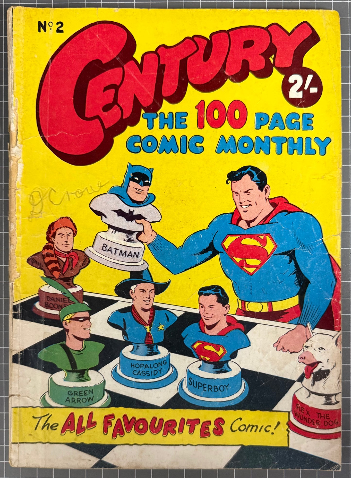 CENTURY THE 100 PAGE COMIC MONTHLY #2 [COLOUR COMICS] AUSTRALIAN DC 1956