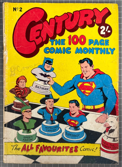 CENTURY THE 100 PAGE COMIC MONTHLY #2 [COLOUR COMICS] AUSTRALIAN DC 1956