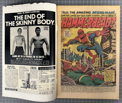 🔑 THE AMAZING SPIDER-MAN #114 [MARVEL COMICS] *1ST COVER HAMMERHEAD* 1972 VG-