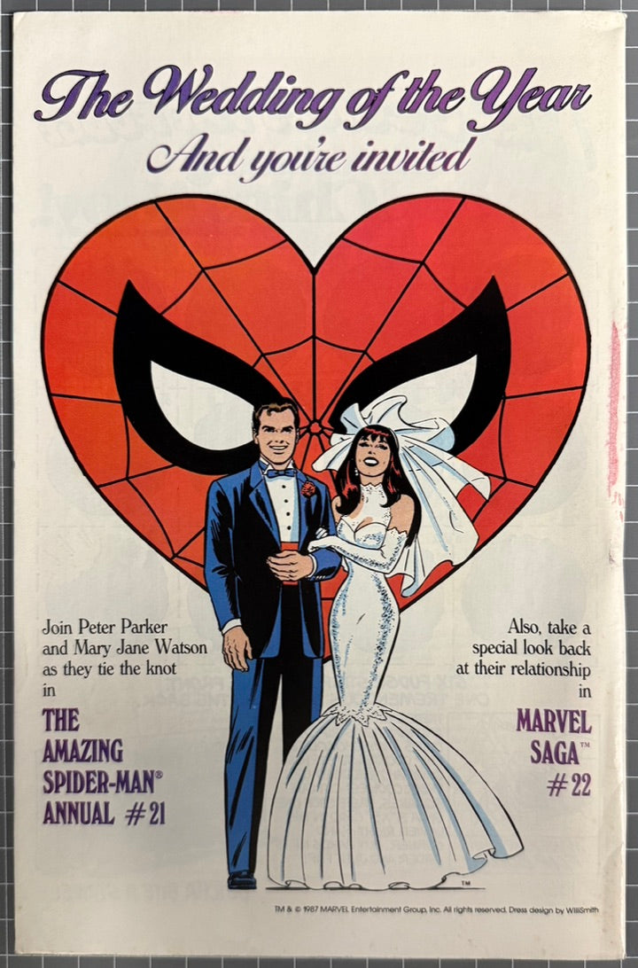 🔑 THE UNCANNY X-MEN #221 (MARVEL) DIRECT COMIC ***1ST MR SINISTER*** 1987 VF